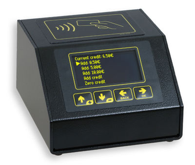 Recarga de saldos tarjetas prepago RFID para temporizador