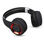 Rechargeable Wireless Bluetooth Foldable Headphones - Black &amp;amp; Red - 1