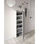 Recibidor zapatero 1 puerta Modelo 525 acabado blanco. 133cm(alto) 50cm(ancho) - Foto 4
