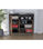 Recibidor zapatero 3 puertas Modelo 520 acabado grafito puertas nogal. 88 cm - Foto 3
