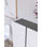 Recibidor zapatero modelo 517 acabado blanco/grafito, 122 x 95 x 35 (alto x - Foto 5