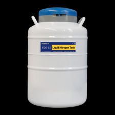 Recipiente criogênico portátil Dewar de nitrogênio líquido de 15 litros em Marro