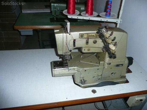 Recubridora, maquina de coser recubridora de dos agujas de