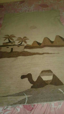 Ręczne dekoracyjne kulturowy dywaniki z egiptu - Zdjęcie 3