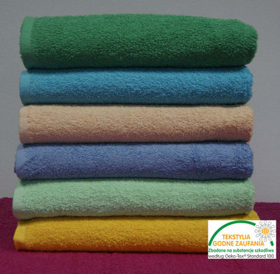 Ręcznik frotte bhp , 100% bawełna , 50x100, 70x140