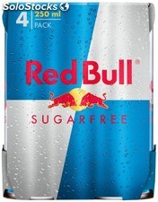 Red Bull Boisson Énergisante S/Sucres Red Bull : Le Pack De 4 Canettes De 25Cl