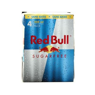 Red Bull Boisson Énergisante S/Sucres Red Bull : Le Pack De 4 Canettes De 25Cl - Photo 2