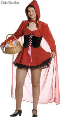 Red riding hood sexy adult costume
