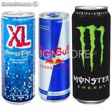 Redbull250, XL250 y Monster 250 Bebidas energéticas