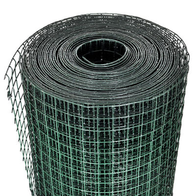 Rede de arame quadrada galvanizada em rolo revestida em PVC 16 x 16 mm - Foto 3