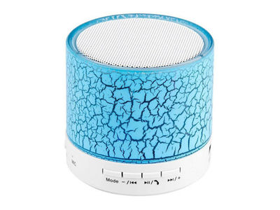 Reekin Coley Speaker with Bluetooth Radio Light Speakerphone (Blue)