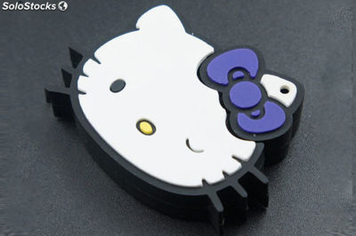 Réelle capacité mignon anime bande dessinée bonjour kitty clé USB 8 G cadeau - Photo 2