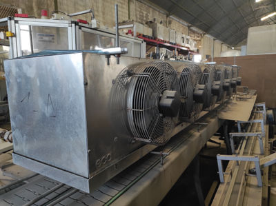 Ref-0 evaporateur de 6 ventilateurs pour glycol et liquides