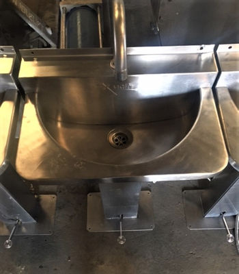 Ref-0 lave-mains xuclà en acier inox (1 unité)