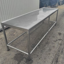Ref-0 table en acier inoxydable 2820x830