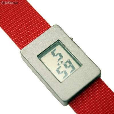 Ref. 08125 - Reloj Christian Gar .Digital Mod. 6016 Colores Rojo y Negro