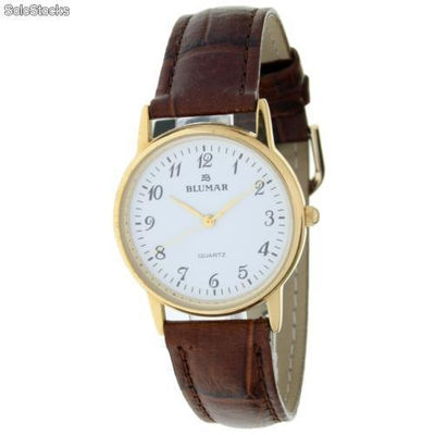 Ref. 09263 Reloj Blumar Cro.Chapado Correa Antialergico