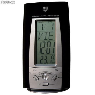 Ref. 10629 Reloj Despertador Mary-g c-80b- Plata/Titanio Temperatura
