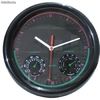 Ref. 11019 Reloj de Pared con Termometro Hidrometro Barometro Red