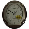 Ref. 11399 Reloj Pared Paul Jardin Wc-2002-3096 Ovalado Color Negro