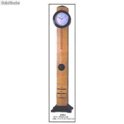 Ref. 12057 Reloj Salon Pendulo Negro sw-03