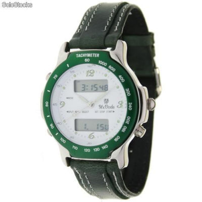 Ref. 16020 Reloj Mx-Onda Crono Alarma Digital Verde/Blanco