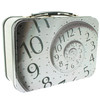 Ref. 23023 | Estuche Metalico Aluminio Rectangular Tipo Maletin Decorado Time