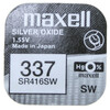 Ref. 26169 | Pila Maxell SR416SW Modelo 337 Silver Oxide (Precio X Pila)
