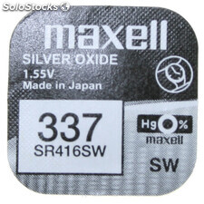 Ref. 26169 | Pila Maxell SR416SW Modelo 337 Silver Oxide (Precio X Pila)