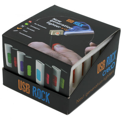 Ref. 27215 | Encendedor Electrónico USB, funciona sin gas. Color Blanco - Foto 3