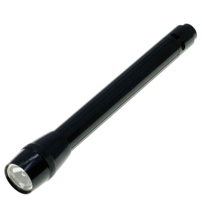 Ref. 33147 | Linterna Negra De Aluminio Largo 14cm Mod. 5836 - Foto 2