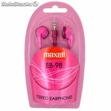 Ref. 35456 | Auricular maxell eb-98 Color Rosa Auricular Estéreo