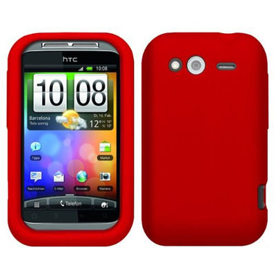 Ref. 36907 Skin Gel Silicona HTC Wildfire S Color Rojo