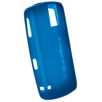 Ref. 36908 Carcasa de Silicona Original para BlackBerry 8100 Color Azul Mar