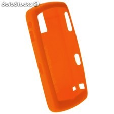 Ref. 36909 Carcasa de Silicona Original para BlackBerry 8100 Color Naranja