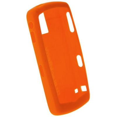 Ref. 36909 Carcasa de Silicona Original para BlackBerry 8100 Color Naranja