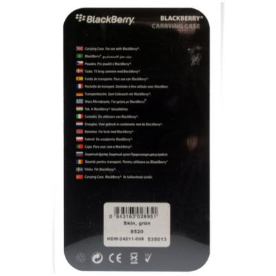 Ref. 36925 Carcasa de Silicona Original BlackBerry 8520/9300 Color Pistacho - Foto 2