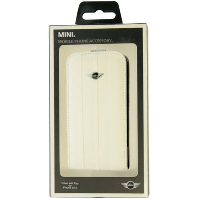 Ref. 36937 Mini Muflp4Stwh Funda Piel Blanca iPhone 4 - Foto 4