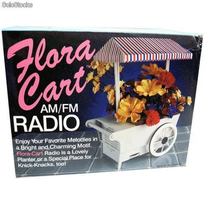 Ref. 41114 Radio Carrito Floral Am-Fm