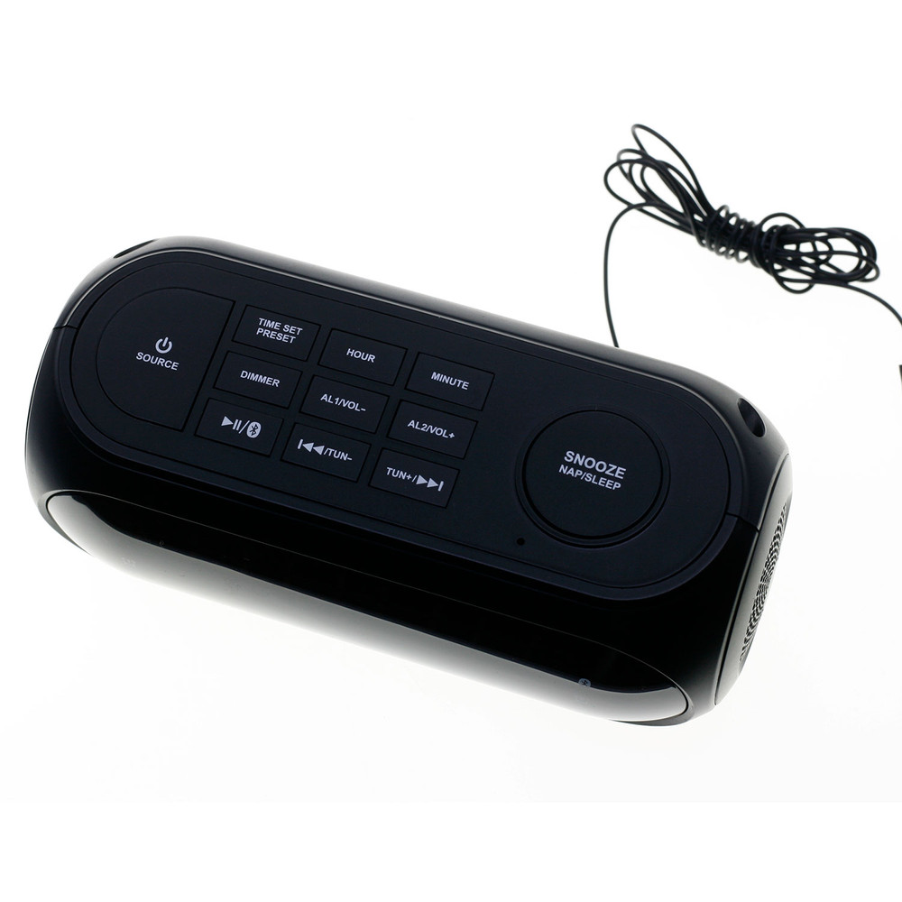 Radio de reloj despertador con altavoz Bluetooth radio FM digital