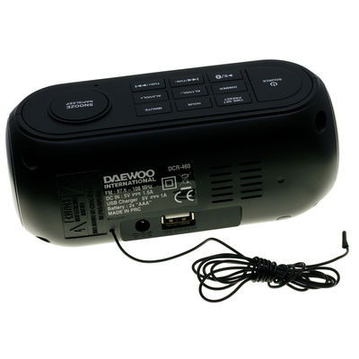Ref. 43225 | Radio Reloj Despertador Altavoz Bluetooth.Radio Digital FM y USB - Foto 4