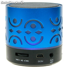 Ref. 44324 | Mini Altavoz Bluetooth L-03 Color Rojo Mp3, USB y Micro SD
