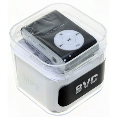 Ref. 51077 | Mini Clip Reproductor MP3 BVC Color Negro Sin Memoria Interna - Foto 3