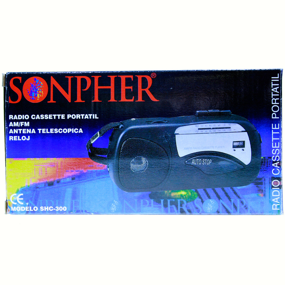 Sonpher SHC-300 Radio Cassette Altavoz incorporado