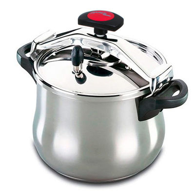 Monix Classica - Olla a presión tradicional de 8 litros, acero inoxidable,  24 cm, color gris : Monix: : Hogar y cocina