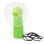 Ref.60802/3/4/5 - Ventilador de mano con luz LED colores. Varios Colores - 1