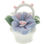Ref. 71123 Cestita Ceramica Pequeña Flores Mod. 9-403 - Foto 2