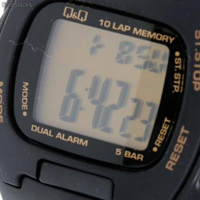 Ref. 75326 Reloj q &amp;amp; q Modelo mqc-5-109 Cronometro Alarma Wr. 50 m. - Foto 2
