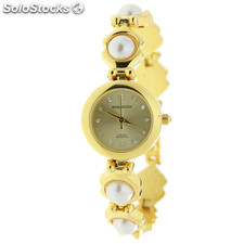 Ref.88567 Reloj de mujer dorado con perlas