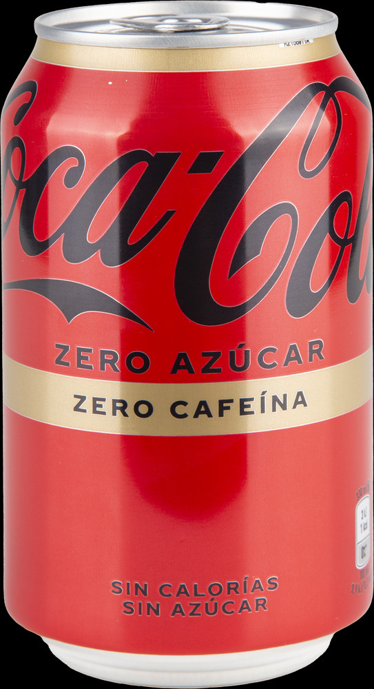 Refresco zero zero cola coca cola lata 33cl